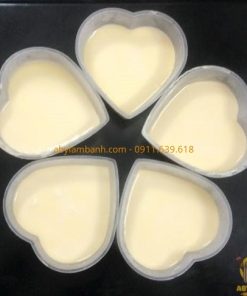 Hũ flan nhựa VT tim 120ml