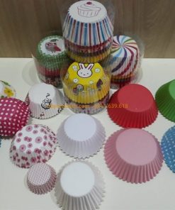 Giấy lót cupcake trắng thấp đáy 4.5cm
