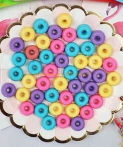 khuôn silicon 48 donut nhí