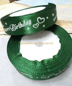 Dây ruy băng Happy Birthday