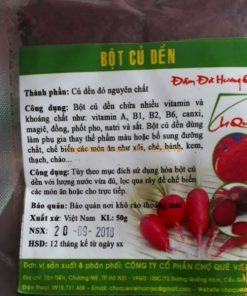 Bột màu Củ Dền 50gr