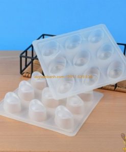 Khuôn nhựa rau câu 9 thỏi vàng