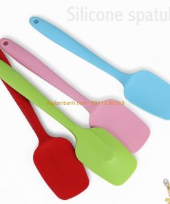 Spatula vét bột silicon lõm cán đúc 28cm