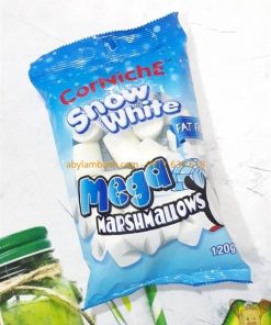 Kẹo marshmallow Mega màu trắng 120g