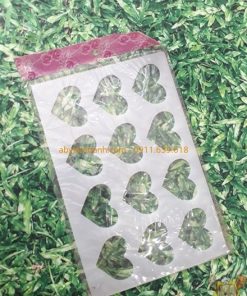 Khuôn nhựa decor hình tim 12 ô