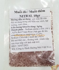 Muối diêm / muối đỏ Nitral 10gr