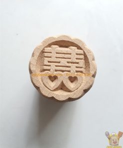 Mộc bánh pía chữ Hỷ