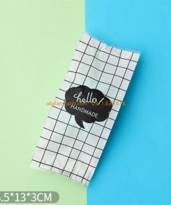 Túi ép bánh dứa sọc Hello 13 x 5cm