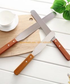 Dao chà láng thẳng cán gỗ 10''