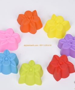 Cup silicon hoa lan rời