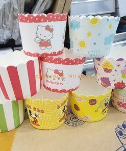 Ly giấy cupcake / muffin -6cm