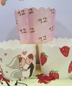 Ly giấy cupcake / muffin 7cm