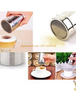 Hũ rắc bột cacao, trà xanh có nắp