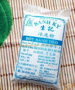 Bột dẻo sên nhân Sanh Ký màu xanh 500g