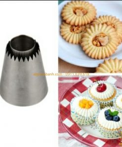 Đui / đuôi vòng inox bắt bánh quy rỗng hoa