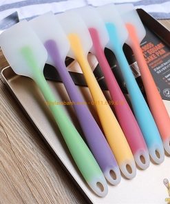 Spatula vét bột silicon đúc cán màu 25cm