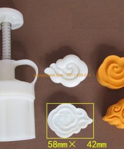 Khuôn trung thu lò xo 2 mặt mây 50gr M2021