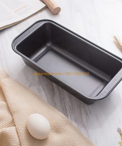 Khuôn loaf bánh mì chống dính màu đen 25cm