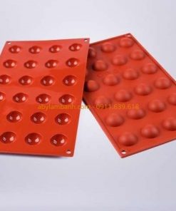Khuôn silicon 24 lỗ bán nguyệt