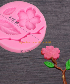 khuôn RC 4D - cành hoa mai R004