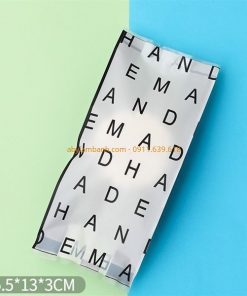Túi ép bánh dứa chữ cái 13 x 5cm