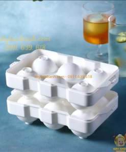 khuôn đá nhựa mochi 6 ô