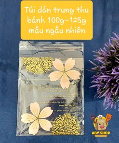Túi dán trung thu bánh 100g - 125g