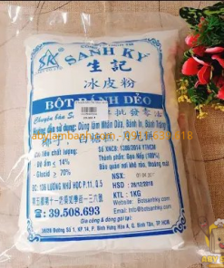Bột dẻo sên nhân Sanh Ký màu xanh 1kg