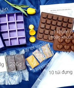 Bộ kit 12 làm socola 12 viên