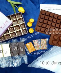 Bộ kit 13 làm socola 20 viên