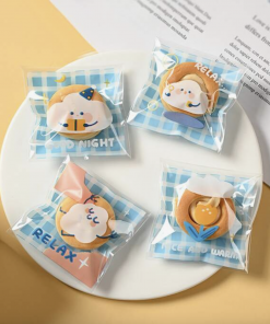 Túi dán bánh quy Mây Relax 7x7cm ( 100 tờ)